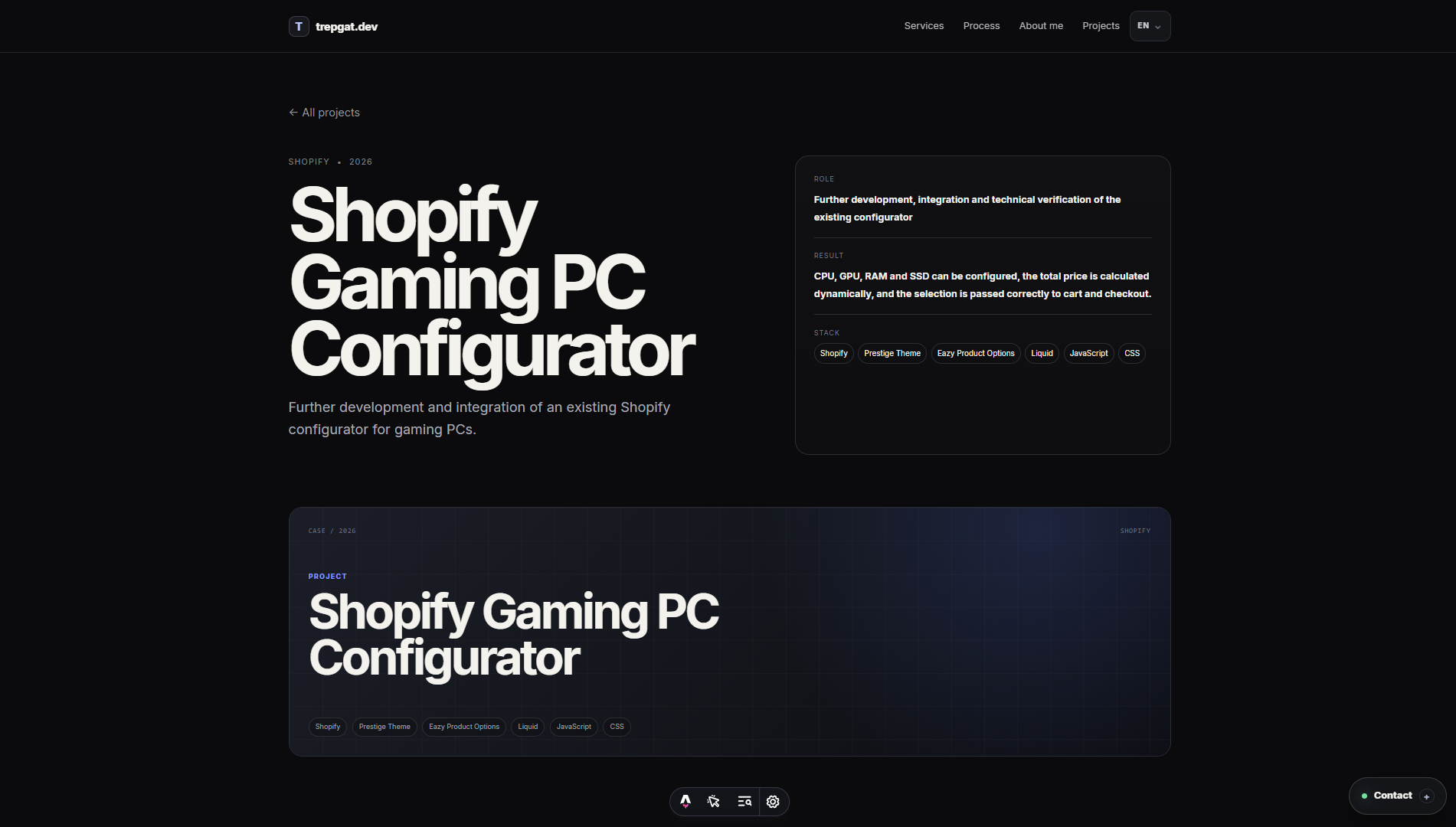 TREPGAT.DEV – Entwickler-Portfolio